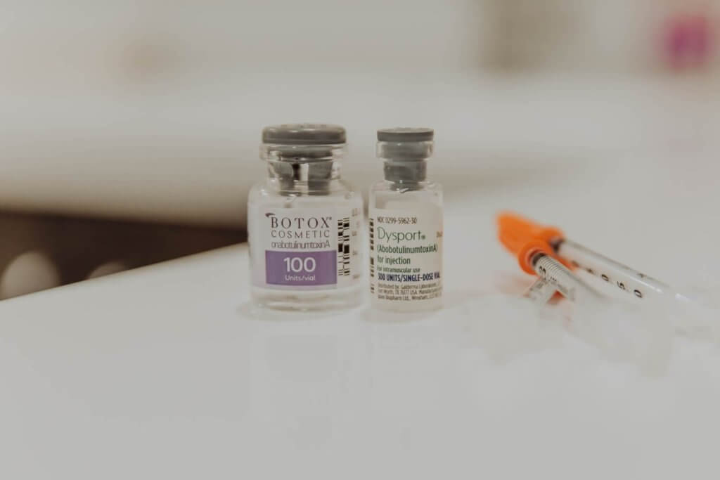 Botox and Dysport medicine bottles | Neuromodulator | Wellness Co in Zeeland, MI